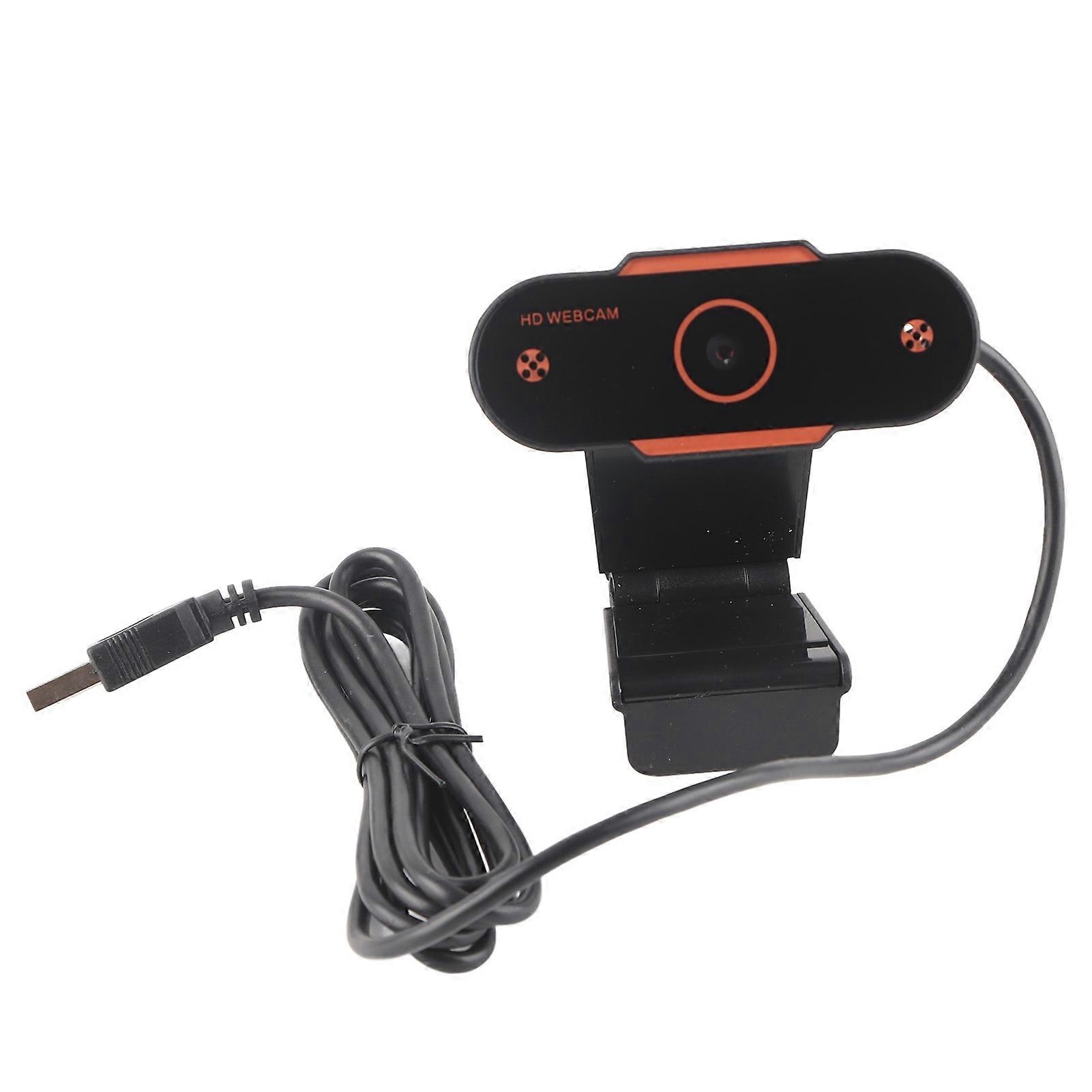 720P 30FPS PC Camera with Automatic Focusing and Inbuilt Microphone Plug and Play for Meeting and Learning