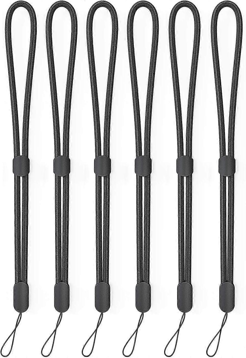 Hand Wrist Strap Lanyard, 6 Pack Adjustable Colorful Nylon Hand Wrist Straps for GoPro, Camera, Keys, Keychain, Phone, USB Flash Drive, Joy-Con, Walle