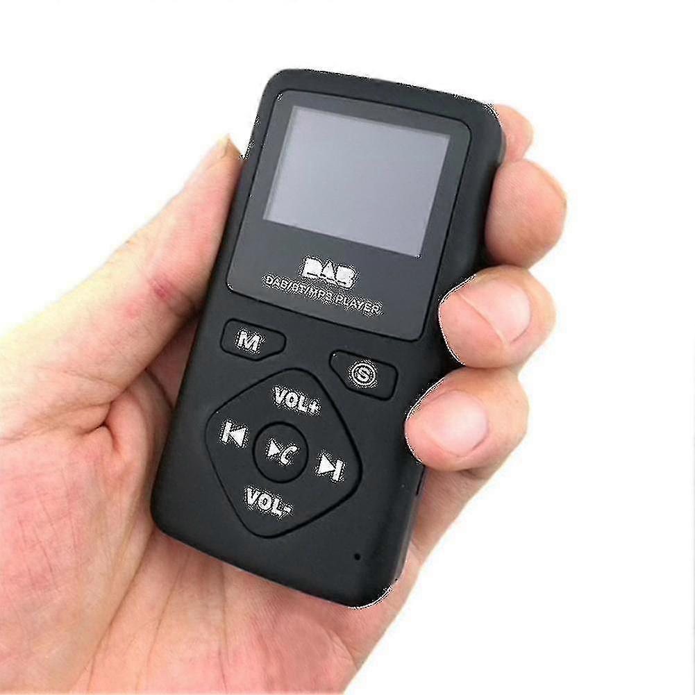 Portable Pocket Dab Radio Numérique Bluetooth Mp3 Player Pour Randonnée Marche Course Sports