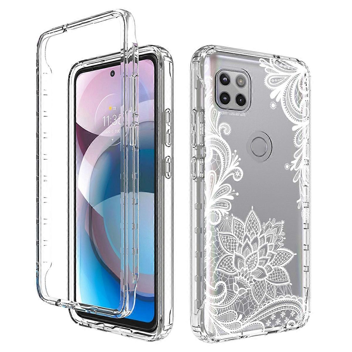 Transparent Painted Case For Motorola One 5G Ace