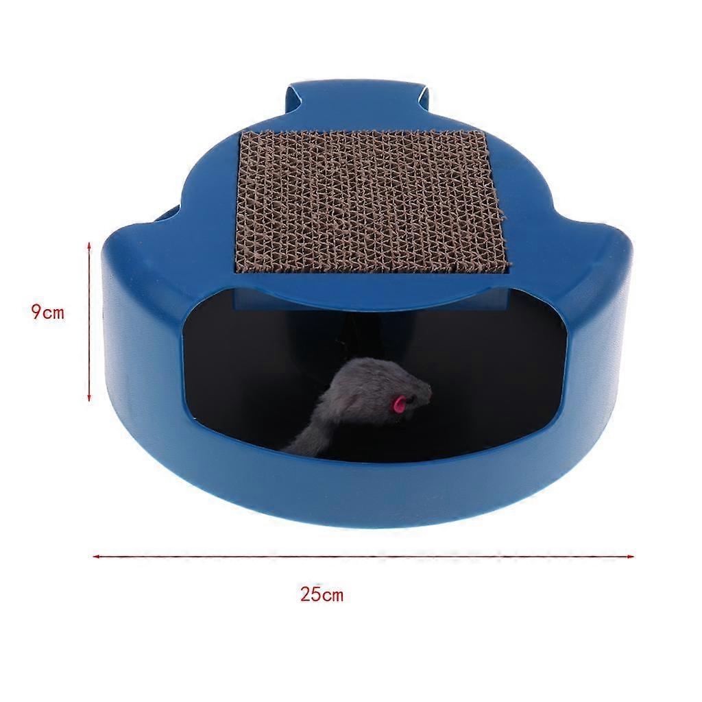 Cat Interactive Training Exercise Cat and Mouse Game Toys Turntable Disk