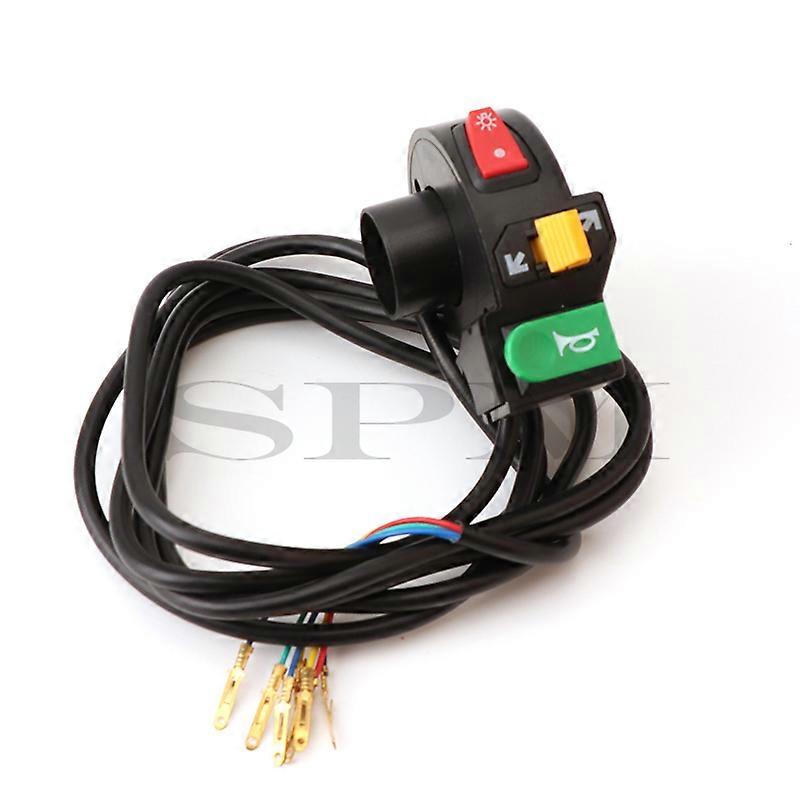 For Citycoco Electric Scooter Handle Switch Turn Light Horn Head Light Control Switch Three-in-one Switch Multi-function switch