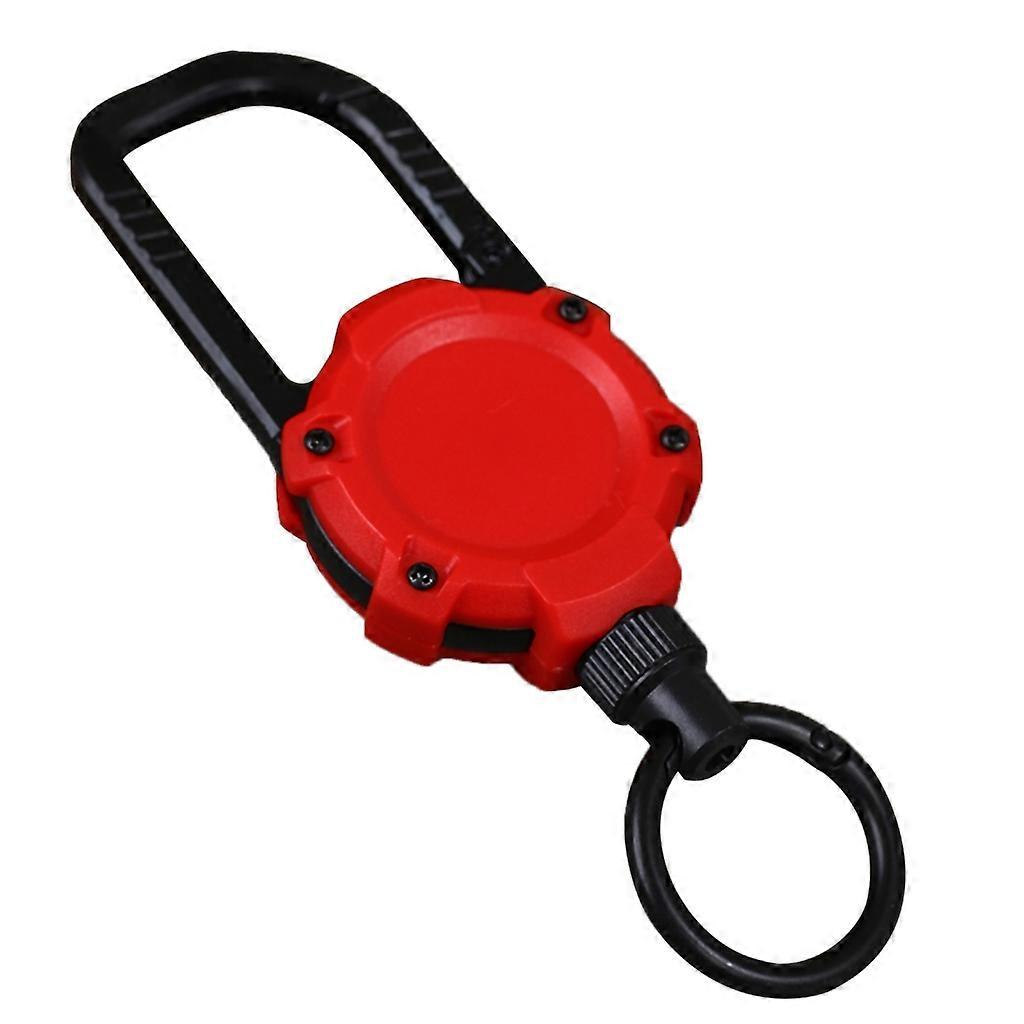 Magnetic Keychain Quick Nylon Wire Rope KeyRing Anti-lost Keychains Men