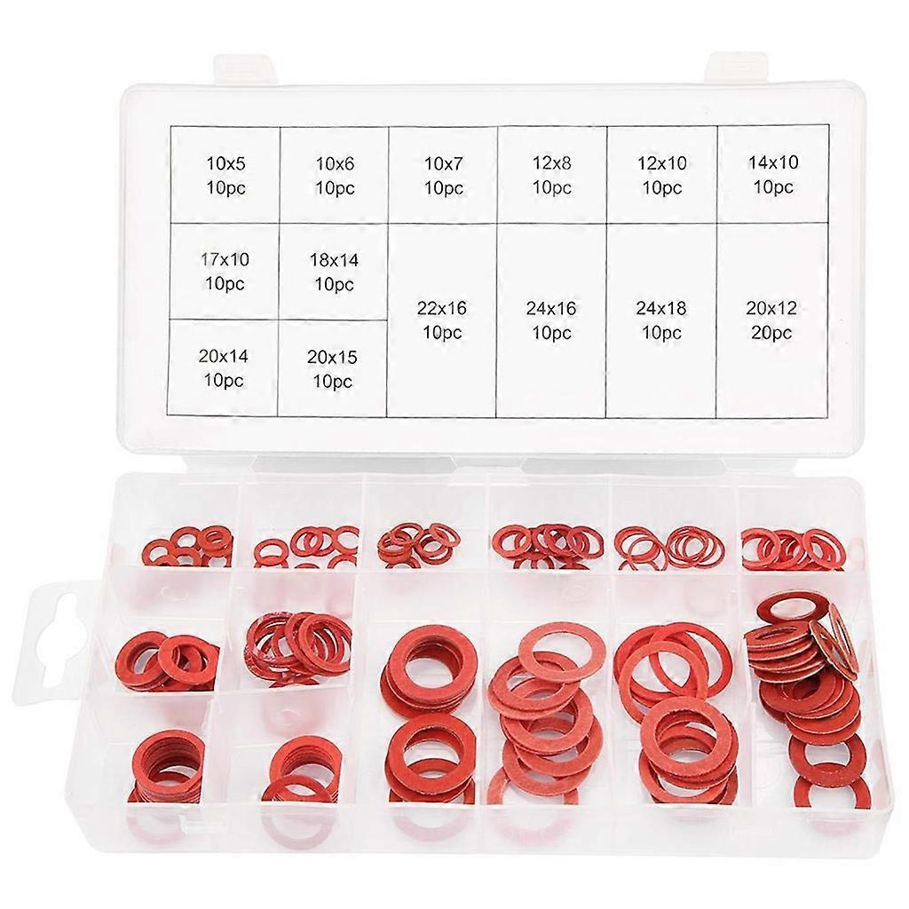 Fiber Insulation Washer Flat Rings Seal Assortment Kit Insulation Spacer Tool