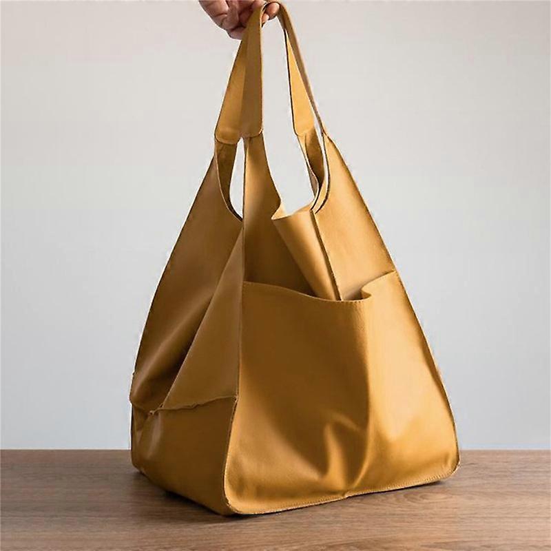 Soft Large Capacity Luxury Bag Handbags For Women Design Pu Leather Women's Shoulder Bag 2023 Tote Retro Oversized Shopper Bag