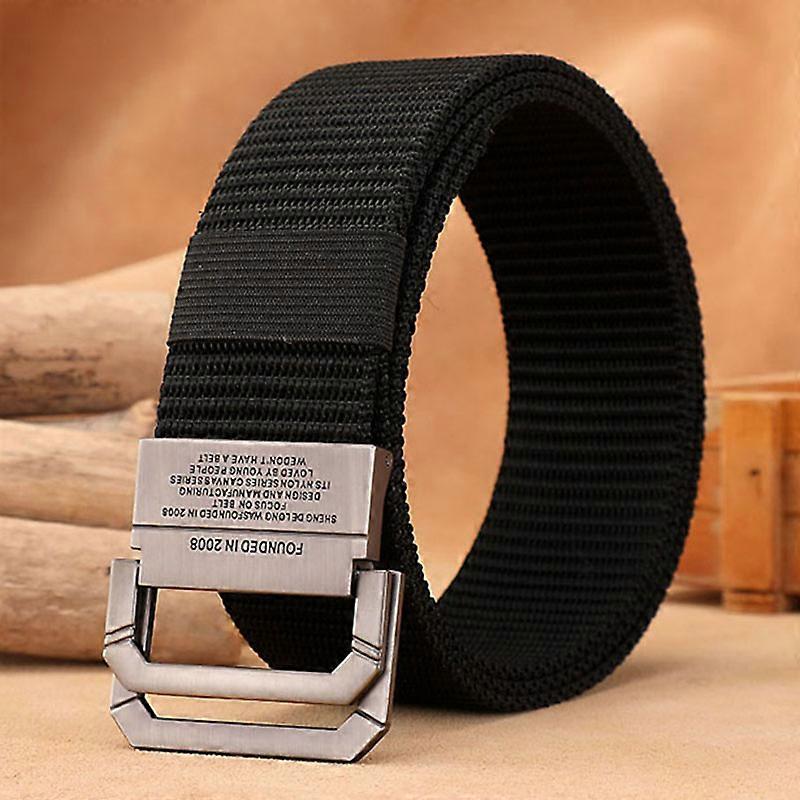 Män Casual Fabric Taktiska Webbing Bälten Nylon Canvas Jeans Bälte Army Midja Högkvalitativ Lyx Designer Militär rem HB009