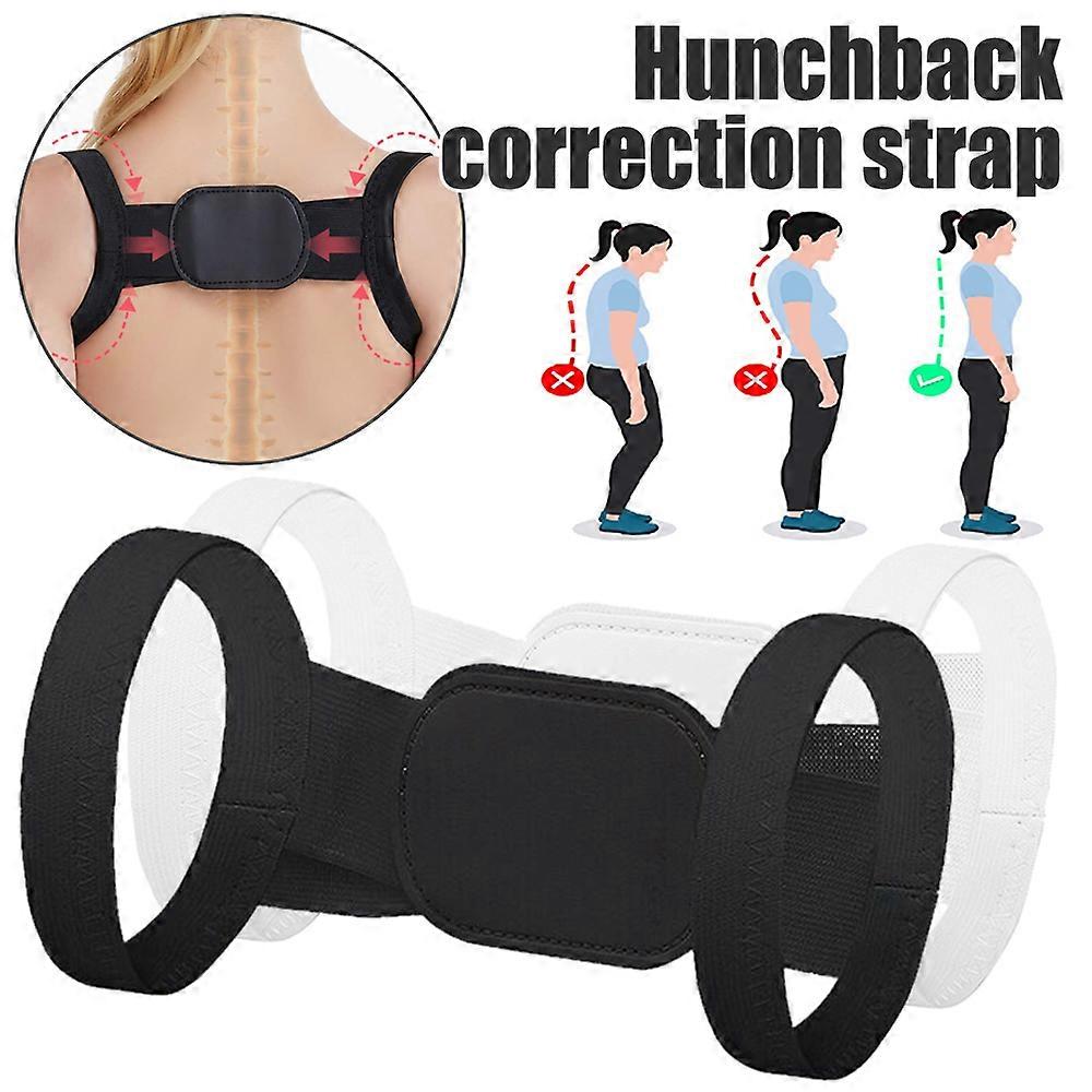 Adjustable Back Correction Belt Shoulder Invisible Elastic Shoulder Support For Hunching Posture Orthotic Neck Pain Relief