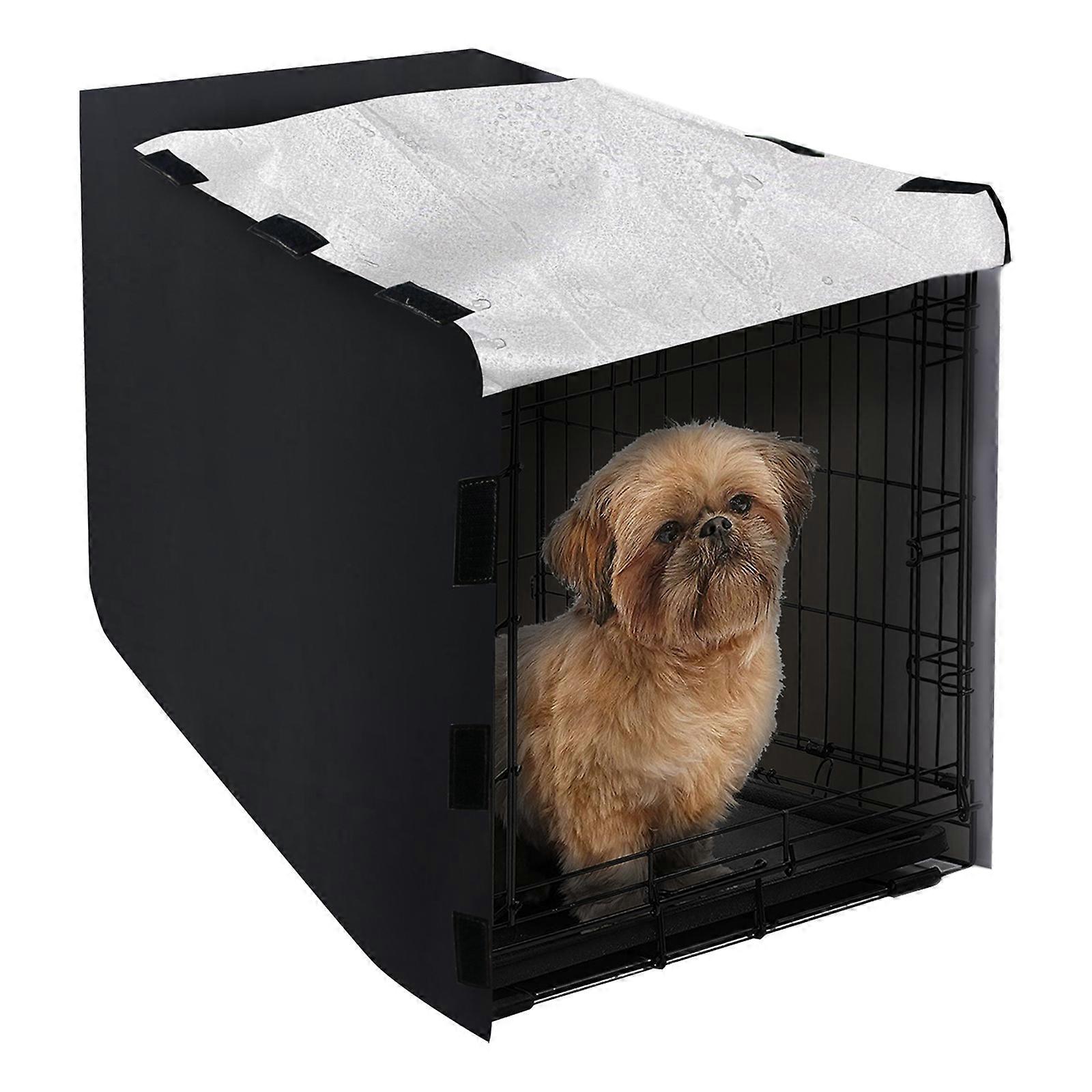 Kryt prepravky pre psov, ochrana súkromia Kryt prepravky pre psov vhodný pre stredozápadné prepravky pre psov, pranie a sušenie v práčke