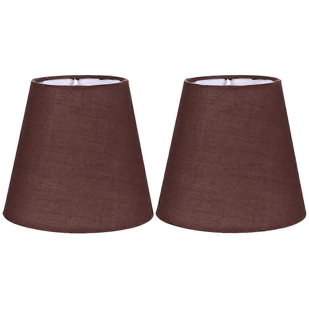 2Pcs Rustic Lampshade Table Lamp Cover Replacement Chandelier Floor Light Lamp Shade