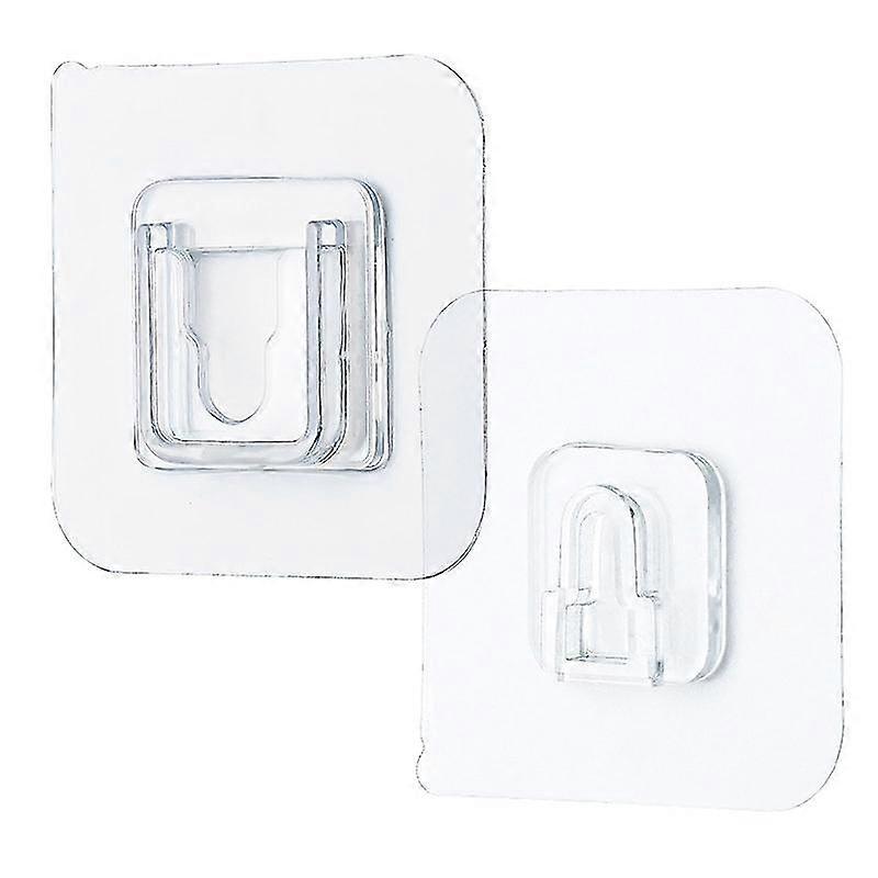 Doublesided Multipurpose Hooks Doublesided Adhesive Wall Hooks Waterproof Strong Suction