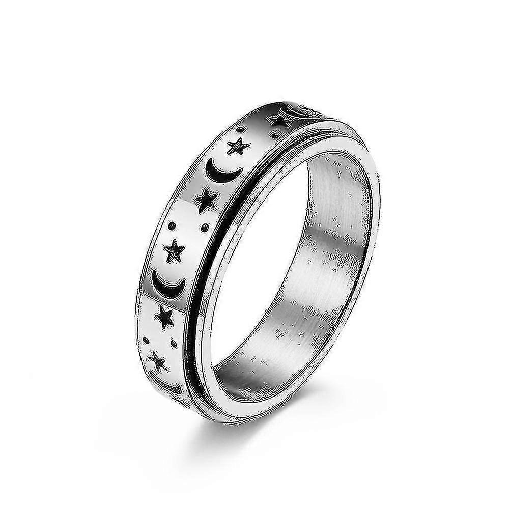 Δαχτυλίδια Fidget για το άγχος, δαχτυλίδι ζωνών spinner ανοξείδωτου για τους άνδρες γυναικών