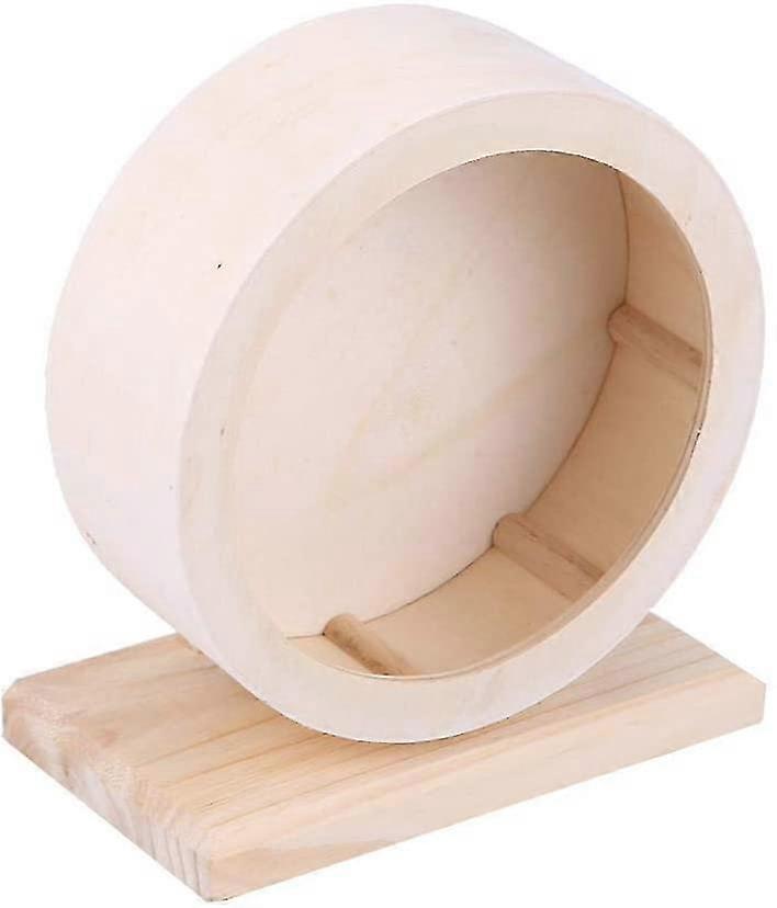 per criceto giocattolo da corsa - ruota di esercizio in legno, strumenti di corsa naturali per piccoli animali domestici