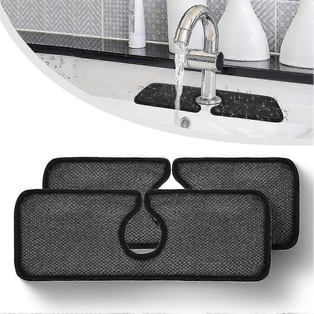Set of 2 Wraparound Splashproof Absorbent Mats