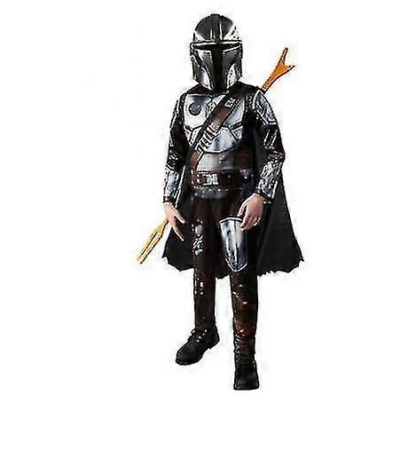 Galaxy Bounty Hunter Mandalorian Child Costume Halloween-1_y Haute Qualité