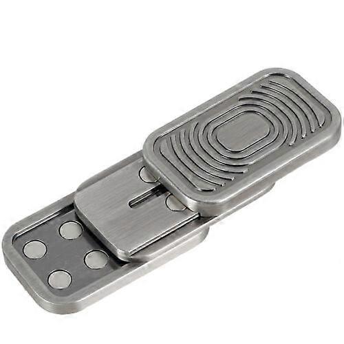 Magnetisk Push Slider Vuxen Metall EDC Fidget Autism Sensorisk Stressavlastning Leksak