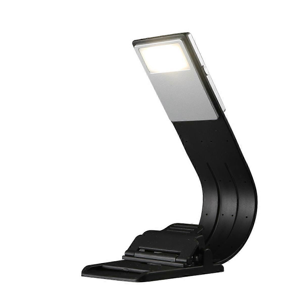 Reading lamp book clamp Led book lamp with two clips and continuously dimmable brightness Portable and flexible, task lights for Kindle / eBook reader