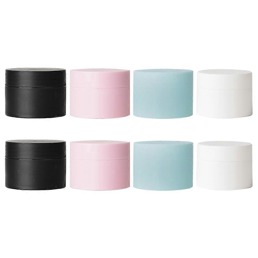 8Pcs 20g Small Plastic Bottles Jars Leak-Proof Cosmetics Cream Box Container