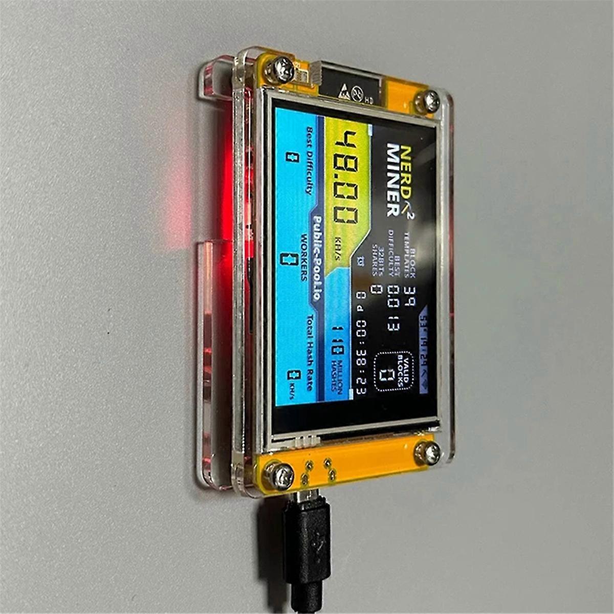 New Nerdminer V3 2.8-Inch BTC Solo Lottery Nerd Miner Crypto Solo Mining  Machine | Fruugo NO