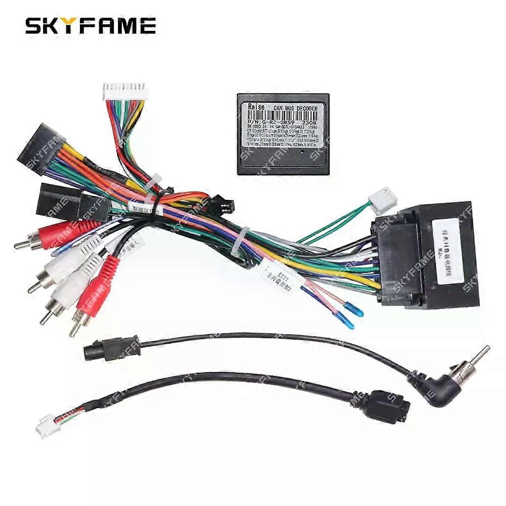 Bil Ledningsnett Adapter Canbus Box Dekoder Android Radio Strømkabel For Chevrolet Cruze Malibu Opel Corsa RZ-GM59 / GM-SS-04A