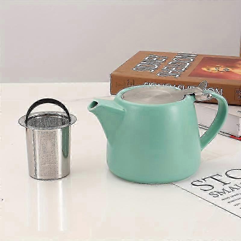 Autentisk japansk keramisk tekanne | Rustfritt stål Infuser | Elegant og funksjonell for ettermiddags-T