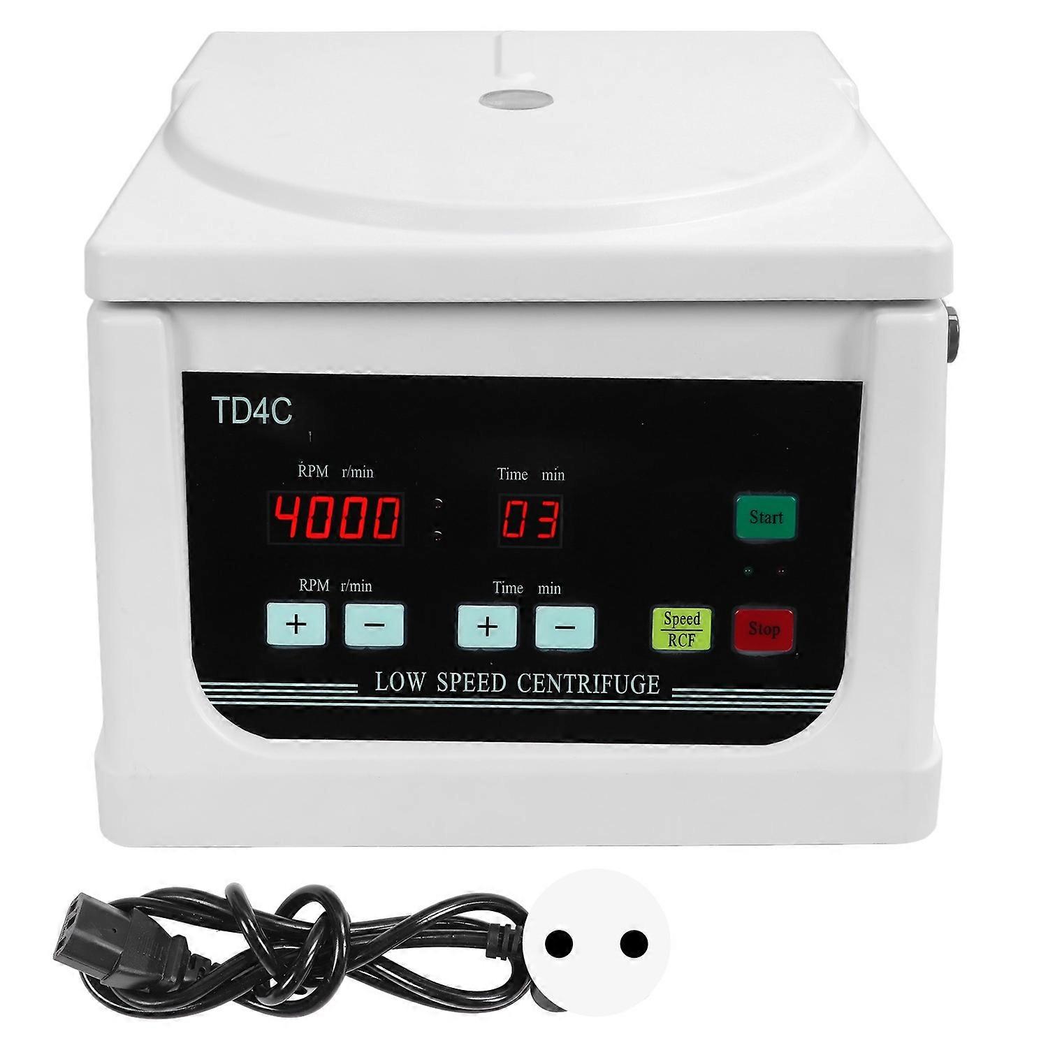 Benchtop Centrifuge 4000r/min 12x15ml Rotor 2200xg Centrifugal Force Low Speed LCD Display Centrifug
