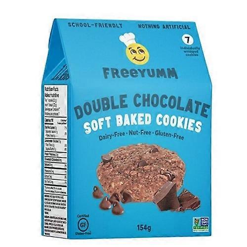 Freeyumm Double Chocolate Soft Baked Cookies, 154 Grams (Case Of 6)