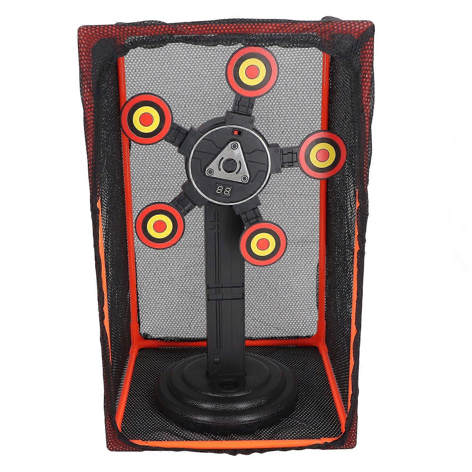 Electric Target Toy Auto Reset Rotatable Target Toy with Electronic Scoring System