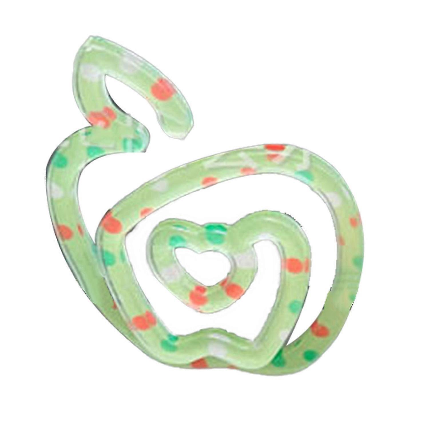 フルーツ型ペーパークリップアクリル装飾ブックマークプランナーファイルスナックバッグページペーパークリップ家庭用S