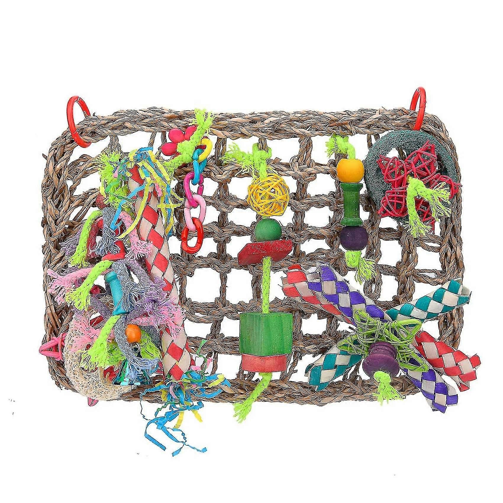 Bird Chew Toy Bird Foraging Wall-mounted Toy Natural Edible Seaweed