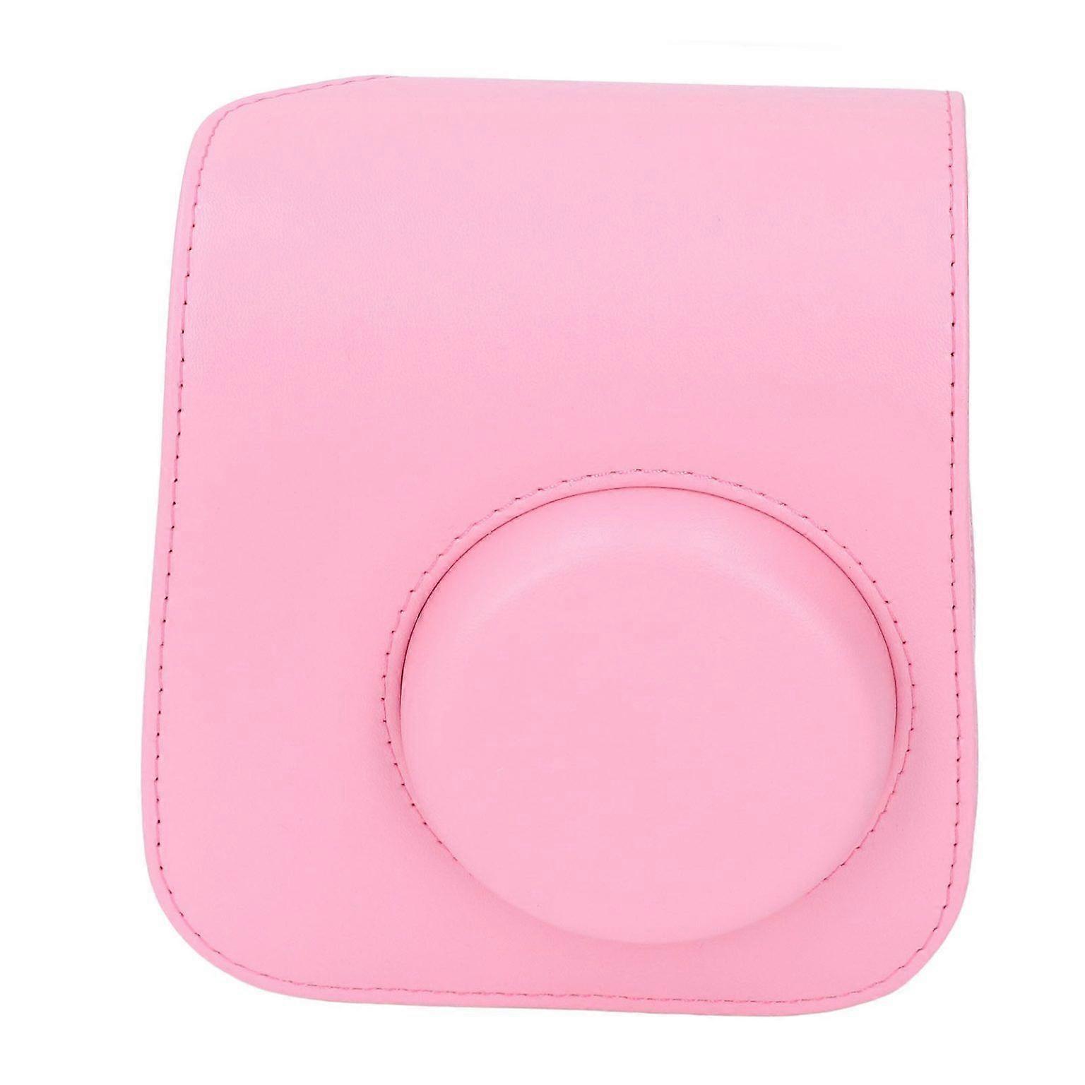 Premium PU Leather Bag for Instant Camera - Protective Case with Removable Strap