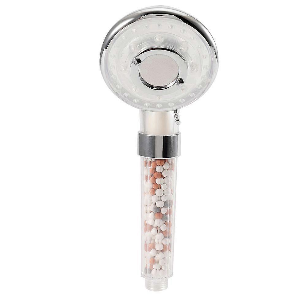 Automatic Water Temperature 3 Color Changing Negative Ion LED Handheld Shower Head