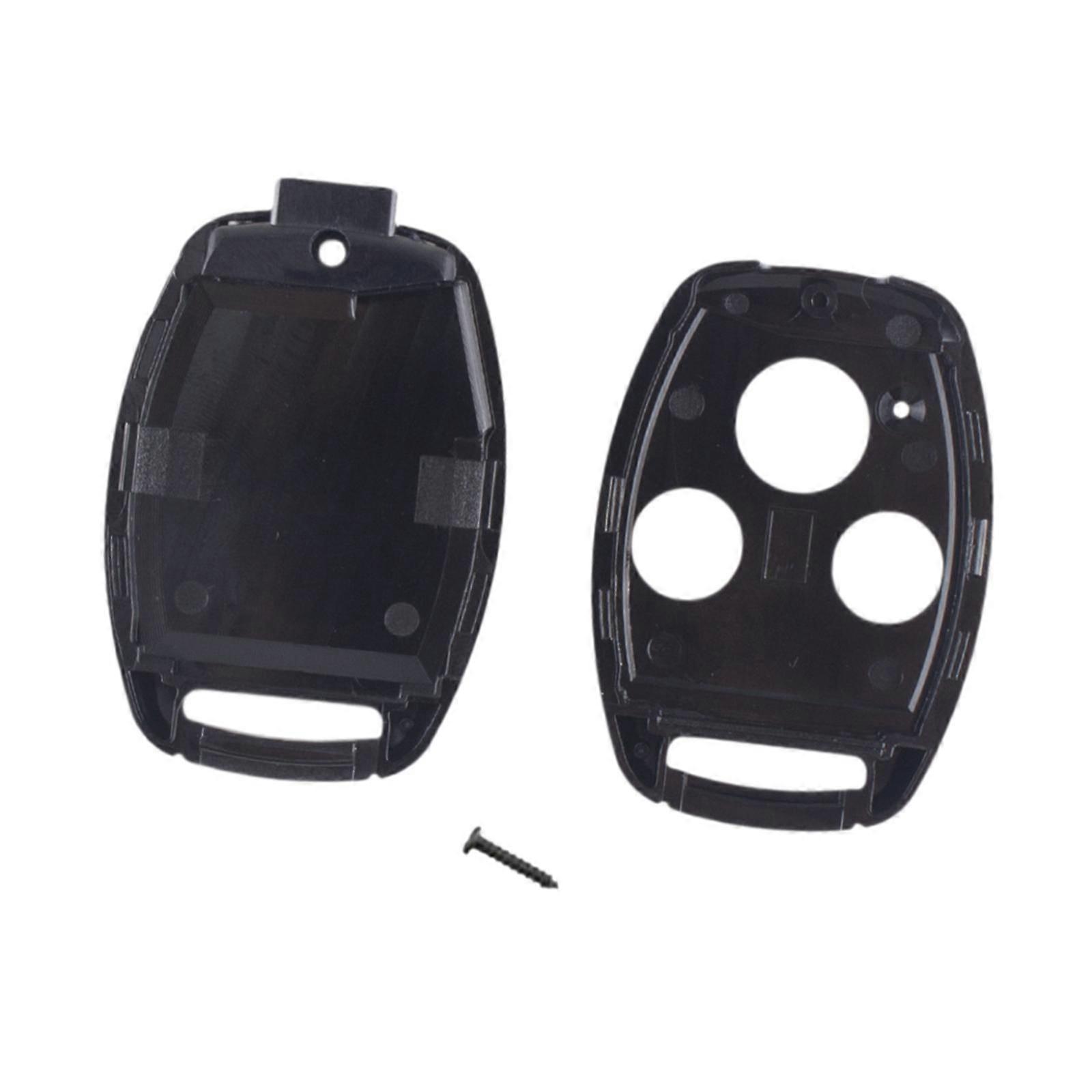 Keyless Entry Remote Key Fob Shell Case Key Fob Cover Premium for Honda Black 3 Buttons