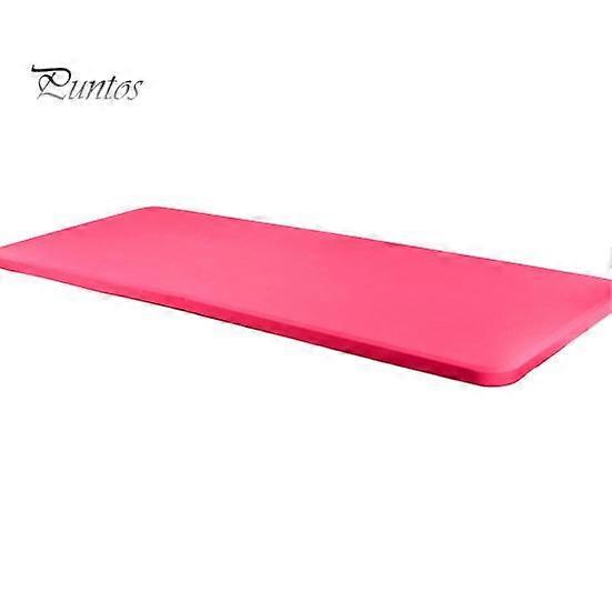 Capa de mesa de cor sólida à prova d'água com faixa elástica antiderrapante, protetor de mesa resistente à sujeira para camping, capa para mesa de piquenique, toalha de mesa ajustável para pátio