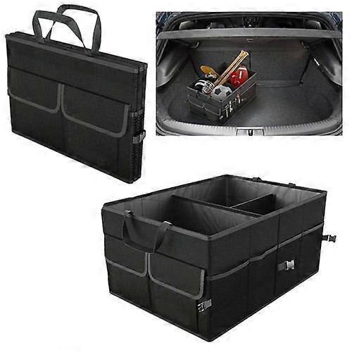 Nneoba Car Storage Collapse Trunk Back Bin Bag Caddy Organizer Ford Hyundai Automobiles Interior Accessories Stowing Tidying Trunk Box