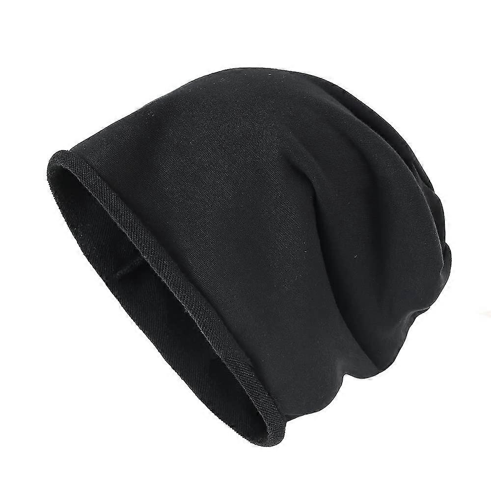 Adjustable Slouchy Beanie with Extended Baggy Fit Unisex Knit Cap Stretch Knit Casual Slouchy Style