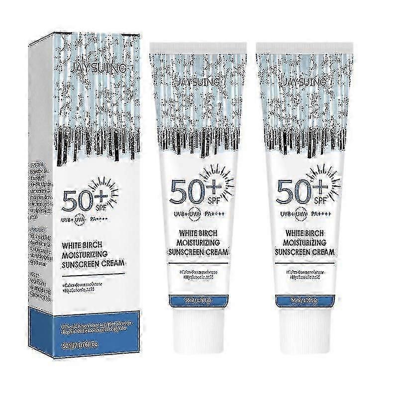 1pcs Jaysuing SPF50+ Moisturizing Facial Sunscreen 2pcs