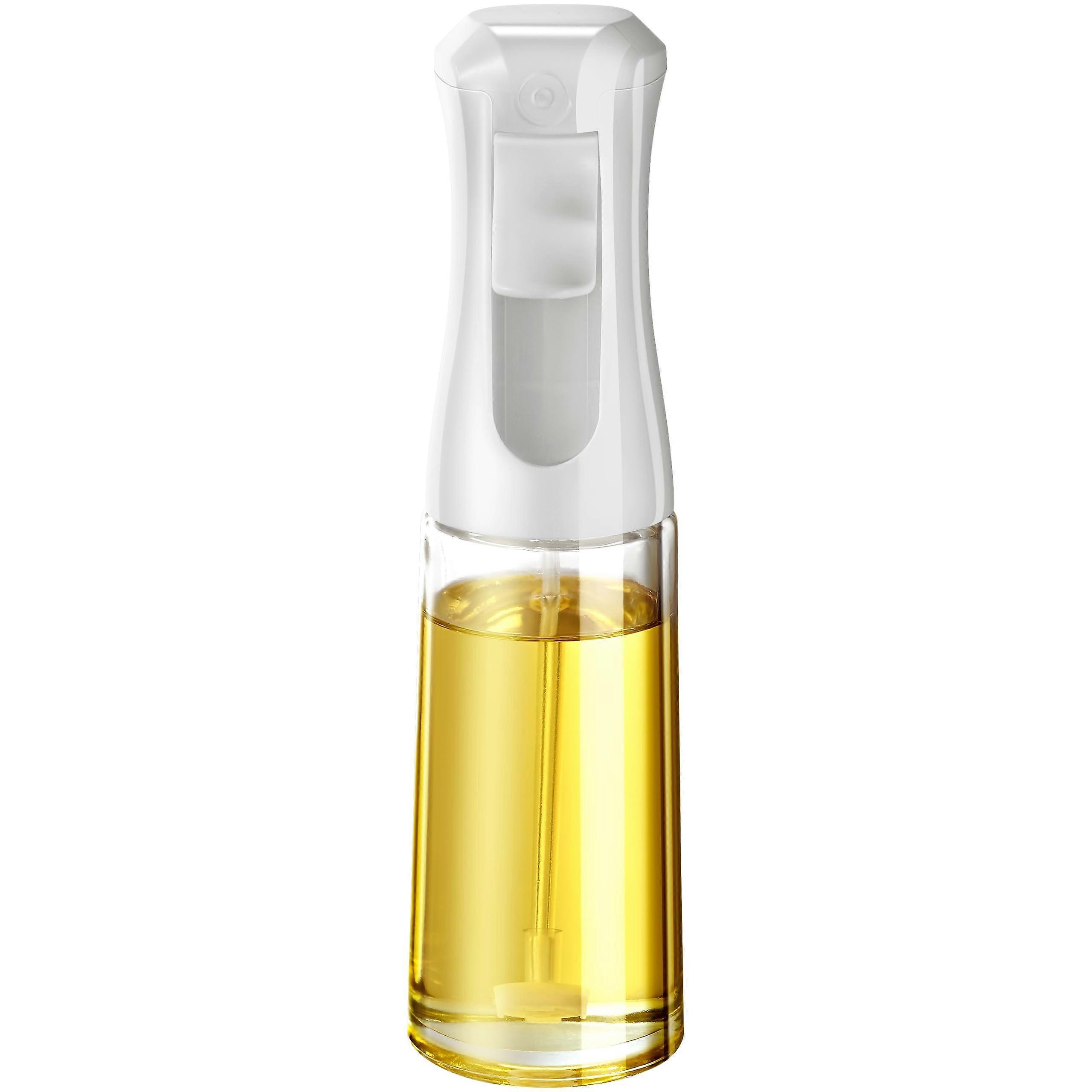Glass Oil Sprayer 200ml for Cooking and Salad - Refillable, Durable, BPA-Free, Adjustable Nozzle