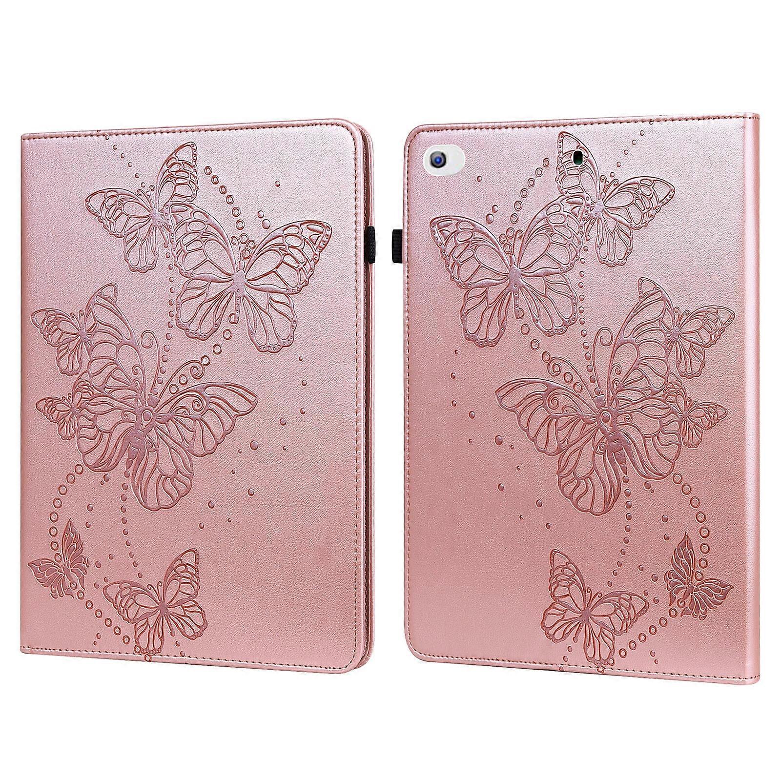 Embossed Butterfly Pattern Horizontal Flip Leather Tablet Case For iPad mini 5 / 4 / 3 / 2 / 1