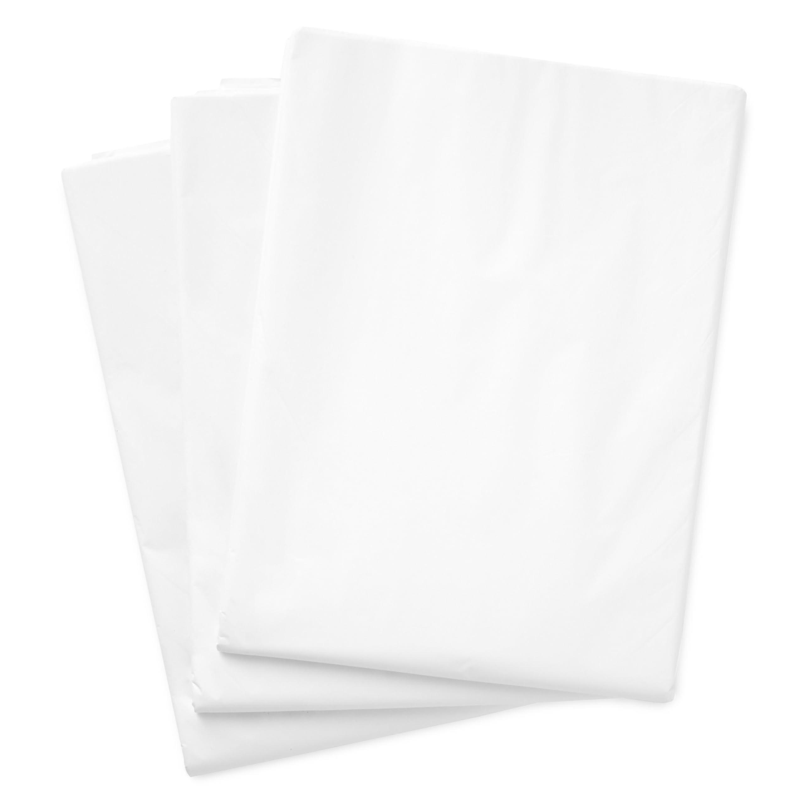 100 - Sheet Bulk White Tissue Paper for Gifts and Crafts
