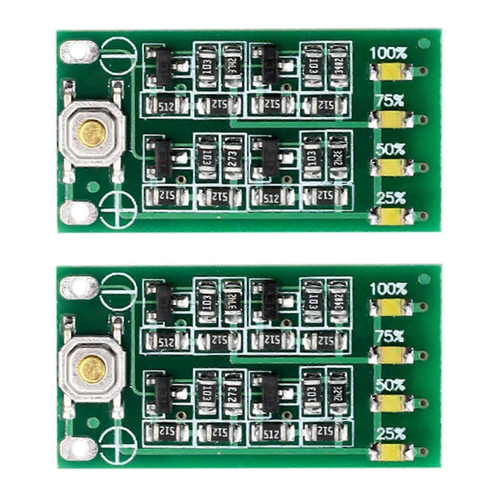 2X 3S 11.1V 12V 12.6V Lithium Battery Capacity Indicator Module Lipo Li-Ion Power Level Display Boa