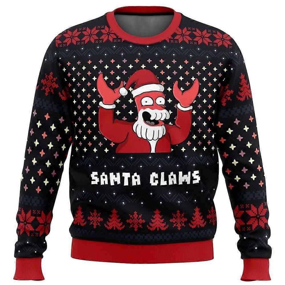 Őszi csúnya karácsonyi pulóver ajándékkészlet férfi fejing 3D pulóver és őszi/tél2023 felső