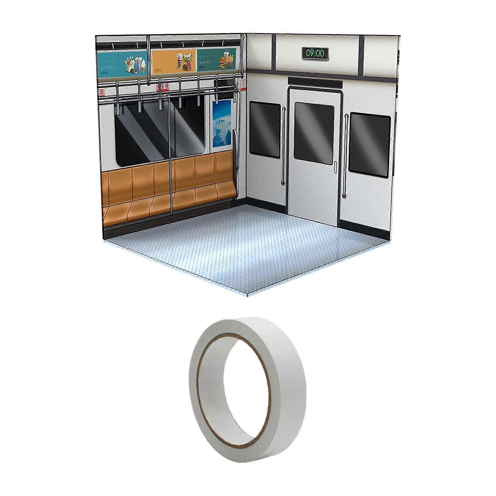 1/12 Scale Background Backdrop Organizer Collection Show Display for Action