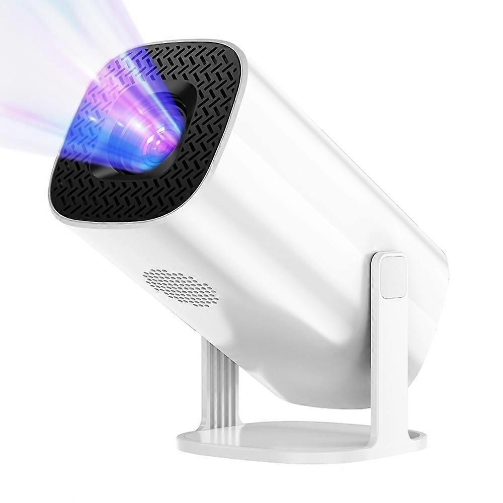 P30 Mini Projector Android 11 WiFi 6 4K 1080P Bluetooth 5.0 Home Cinema Projector-White/EU Plug