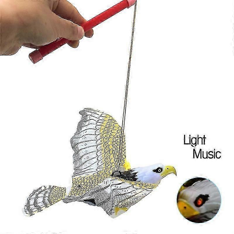 Fake Flying Hawk Decoy Bird Deterrent Devices Scare Birds Away Pigeon Repellent For Garden