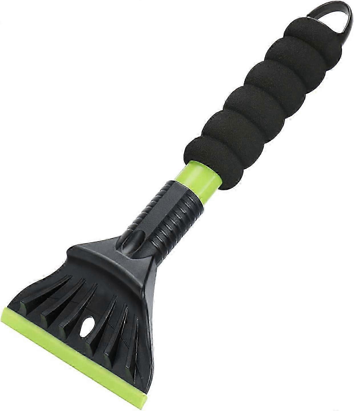 Oversized Ice Scrapers for Car Windshield, Snow Brush Scrapers Car Window Frost Removal with Foam Handle, 4.7Inch Large Soft Blade