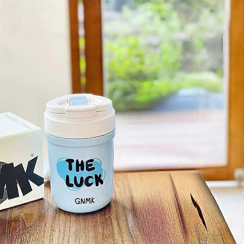 Coffee Mug 15oz,Insulated Coffee Travel Mug Spill Proof with Leakproof Lid-Light Blue