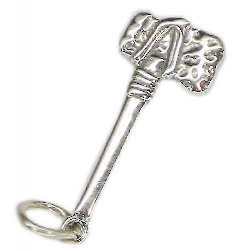 Tomahawk Axe Native American Sterling Silver Charm .925 X 1 Axes Charms - 3492