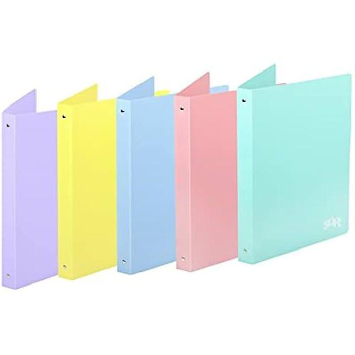 Binder - CARCHIVO - A4 - Polypropylene plastic - 4 rings - Pastel blue