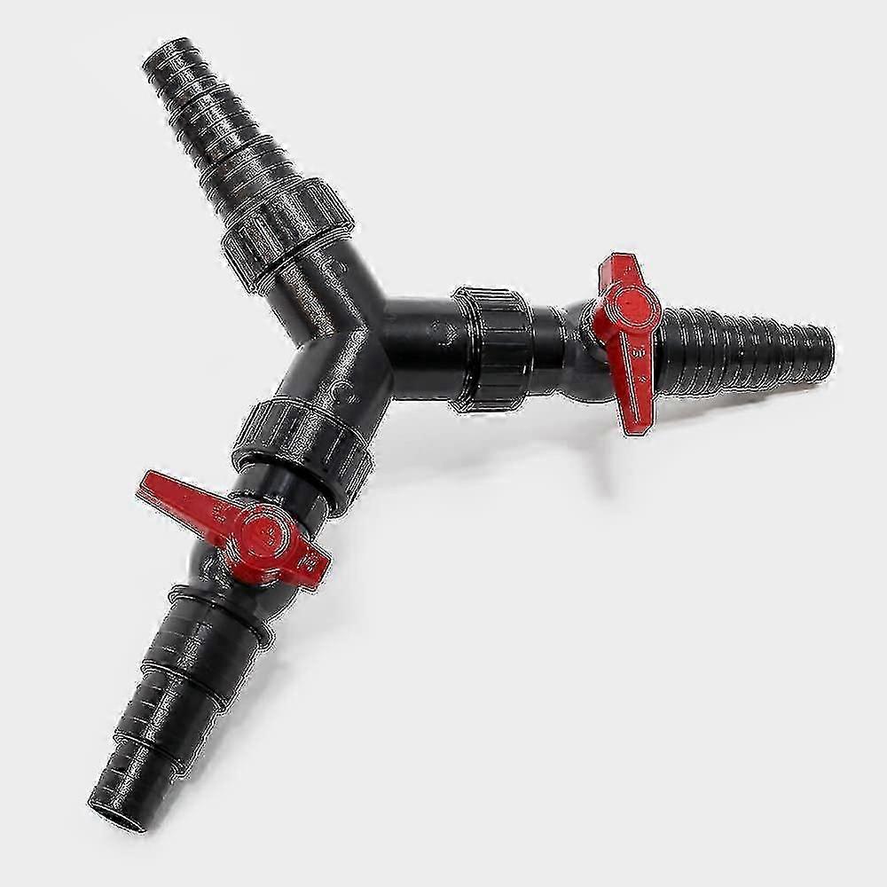 Y-الموزع 25/32/38mm خرطوم حوض (1 "/ 1 1/4" / 1 1/2") صمام الضبط