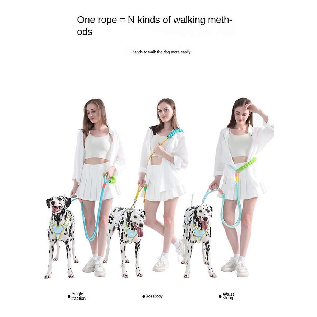 Multifunctional Adjustable Traction Rope Blue
